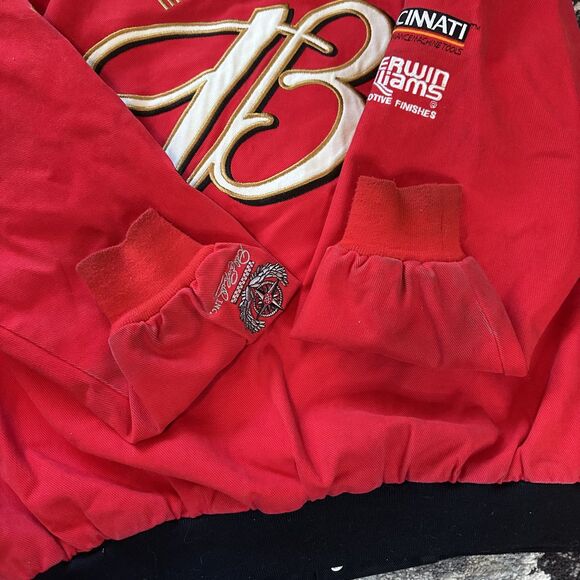 Vintage NASCAR Dale Earnhardt Jr Bud King Of Beers Chase Authentics Jacket M - Picture 5 of 9